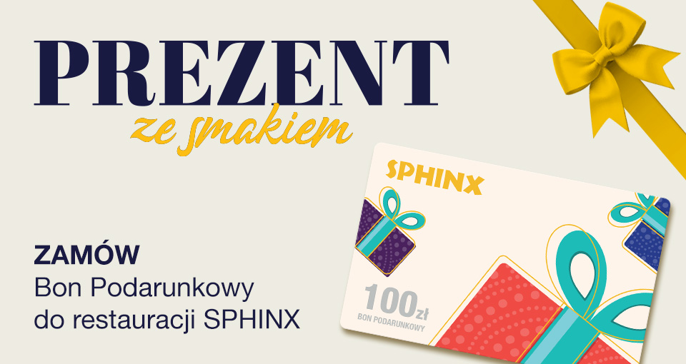 Trafiony prezent — bon podarunkowy Sphinx